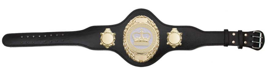 CHAMPIONSHIP BELT - PLT286/G/WHTGEM - AVAILABLE IN 4 COLOURS